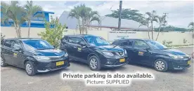  ?? Picture: SUPPLIED ?? Private parking is also available.