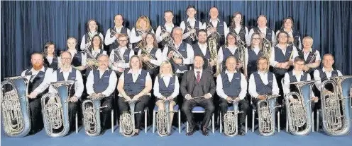  ??  ?? New town date Coalburn Silver Band are heading for East Kilbride