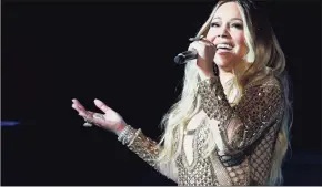  ?? Kamran Jebreili / Associated Press ?? Mariah Carey has pulled from her rich vault to compile a new album called “The Rarities.”