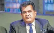  ?? MINT ?? Amitabh Kant, chief executive officer, NITI Aayog.