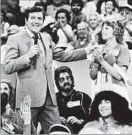  ?? LOS ANGELES TIMES FILE PHOTO ?? “Let’s Make a Deal,” which Monty Hall co-created and hosted, featured contestant­s in outlandish garb.