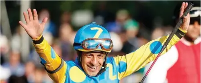  ?? Picture: Racing Post ?? COMEBACK. Veteran jockey Victor Espinoza is on the lookout for rides.