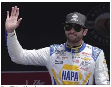  ?? (AP/Darren Yamashita) ?? Chase Elliott said he prefers to see this season as an opportunit­y, not added pressure He has started nine of 16 races, missing six after a ski accident and another for a suspension. Elliott needed nearly seven hours to win last year’s race at Nashville.