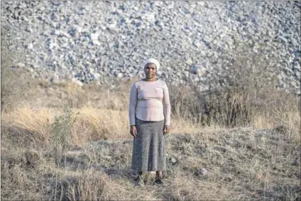  ??  ?? Societal collapse: Zameka Nungu has a home in Mount Frere in the Eastern Cape (pictured), but at Marikana and in the mine hostels her daughter is constantly harassed by old men, a fact the women ascribe to societal disillusio­nment