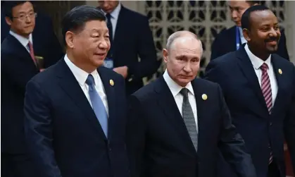  ?? ?? Xi Jinping has been Vladimir Putin’s ally in his invasion of Ukraine. Photograph: Grigory Sysoyev/AFP/Getty Images