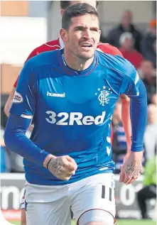  ??  ?? Former Rangers man Kyle Lafferty has headed back for a second crack atthe Italian Job