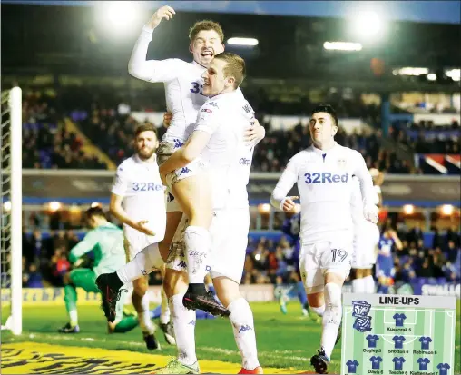  ?? PICTURES: Action Images ?? BACK IN FRONT: Chris Wood celebrates scoring his second goal