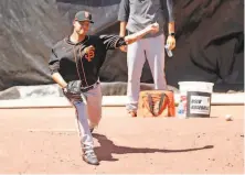  ?? Scott Strazzante / The Chronicle ?? Giants lefthander Tony Watson (shoulder tightness) missed the first spring training. He’s to pitch in Monday’s exhibition.
