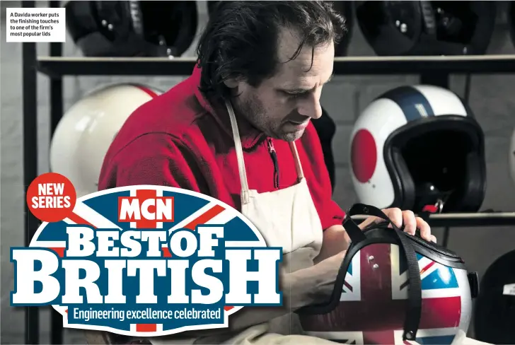 british motorcycle helmet maker Behind the scenes at stylish British helmet maker Davida