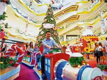  ??  ?? Hop aboard Sunway Velocity Mall’s ‘Train of Hope’ to do your bit for a good cause.