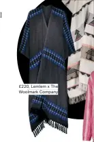  ??  ?? £220, Lemlem x The Woolmark Company