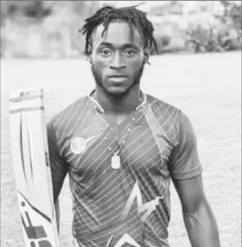  ?? ?? GDF’s Shamal Angel blasted 93 from 62 deliveries to lead his side to victory over MYO.