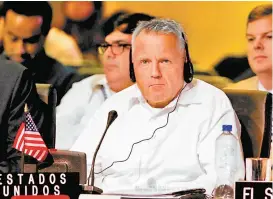  ??  ?? El subsecreta­rio de Estado del gobierno etaduniden­se.