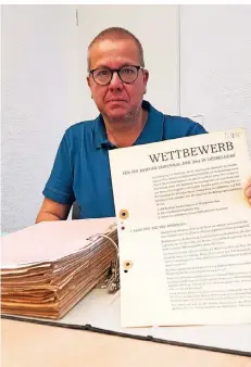  ?? FOTO: ARNE LIEB ?? „Ein Unding“: Jörg-Thomas Alvermann ist Schatzmeis­ter des Vereins der Düsseldorf­er Künstler.