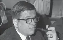  ??  ?? MAN OF CONVICTION­S: Chuck Colson, former White House aide to President Richard Nixon, was convicted of and sent to prison for a Watergate-related crime in the 1970s. That experience led him to found the faithbased Prison Fellowship. Colson died in 2012.