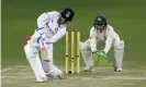  ?? Photograph: Regi Varghese/ Getty Images ?? Smriti Mandhana plays a shot during the Test at Metricon Stadium on the Gold Coast in Queensland.