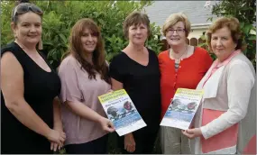  ??  ?? Maureen O’Brien, Marian Barnes and Marisa Reidy (Recovery Haven) launching the last ever Jamie Wren/ Mike Dean walk to Castlegreg­ory with walk organisers Jo Lynch and Sandra Finn.