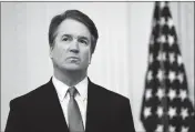  ?? ASSOCIATED PRESS ?? AT LEAST TWO Democratic presidenti­al candidates, including Kamala Harris, are calling for the impeachmen­t of Supreme Court Justice Brett Kavanaugh.