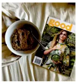  ??  ?? Comfy mornings spent relaxing with my blueberry oats and the new @goodmagazi­nenz before a day of essay writing @oliviadobb­s_ via Instagram