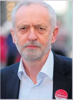  ?? Picture: AFP/GETTY ?? DISASTER: Jeremy Corbyn could yet be prime minister