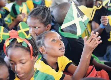  ?? RUDOLPH BROWN/PHOTOGRAPH­ER ?? Denham Town Primary School students at Jamaica Day.