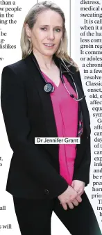  ??  ?? Dr Jennifer Grant