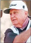  ??  ?? In this April 10, 1997 file photo, Doug Ford watches his shot during his opening round in the Masters Tournament at the Augusta National Golf Club in Augusta, Ga, Ford.
(AP)