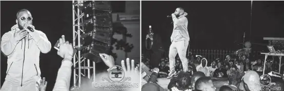  ??  ?? Cassper Nyovest at Large City Hall last Friday. — Pictures by Captured Moments Photograph­y