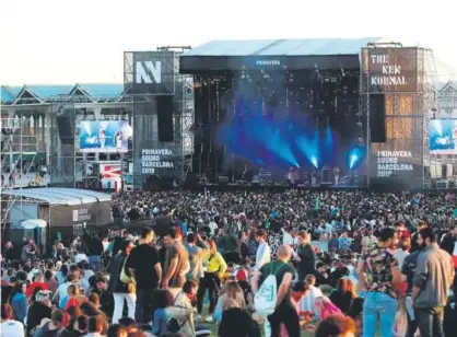  ?? Foto: Efe ?? Tras dos años de parón, el Primavera Sound regresará en 2022 readaptand­o su formato.