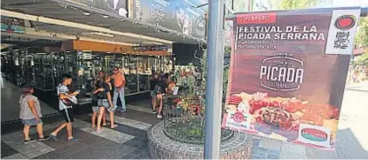  ??  ?? Promociona­do. El Festival de la Picada Serrana será en la peatonal de Villa Carlos Paz, desde el mediodía.