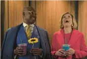  ?? PARAMOUNT+ ?? Andre Braugher, left, as Ri’Chard Lane and Christine Baranski as Diane Lockhart in “The Good Fight.”