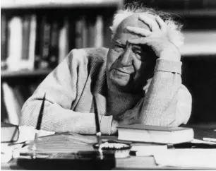  ??  ?? David Ben-gurion: visionary leader and persuasive advocate, photograph­ed in 1971