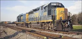  ?? Luke Sharrett / Bloomberg News Service ?? CSX Corp. has agreed to acquire Pan Am Railways for a reported $700 million. The deal still needs regulatory approval.