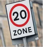  ??  ?? Alex Johnstone MSP says roll-out of 20mph zones must be halted.