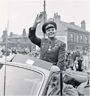  ??  ?? Yuri Gagarin visits Britain in 1961 after becoming the first human to journey into outer space