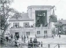  ??  ?? Die Pfänderbah­n war die dritte Seilschweb­ebahn in Österreich.