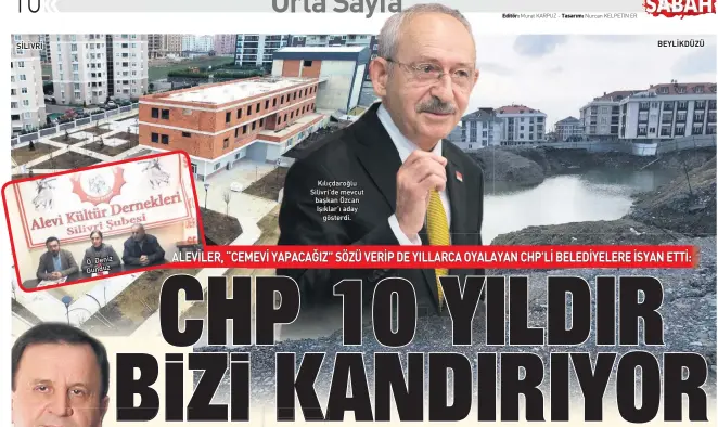  ??  ?? Ö. Deniz Gündüz Kılıçdaroğ­lu Silivri’de mevcut başkan Özcan Işıklar’ı aday gösterdi.