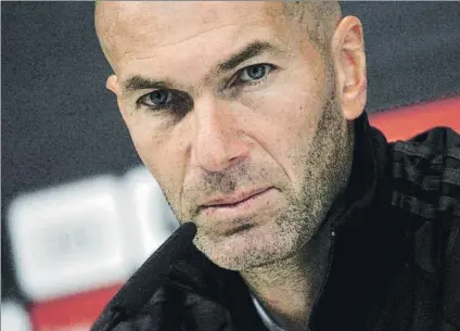  ?? FOTO: EFE ?? Zidane espera que Bale esté recuperado la semana que viene y afronta con optimismo la recta final de este año 2017