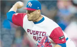  ??  ?? Joe Jiménez formó parte de la novena de Puerto Rico en el pasado Clásico Mundial de béisbol.