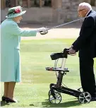  ?? ?? HONOUR Sir Tom is knighted by Queen