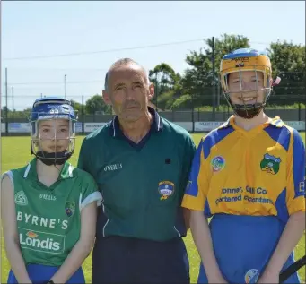  ??  ?? Ahead of the start of the Féile games in Carnew, the only club in Wicklow who hosted games last weekend.
