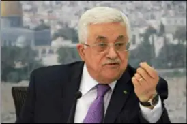  ??  ?? الرئيس الفلسطيني محمود عباس )أبو مازن(