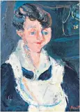  ??  ?? Almost regal air: The Waiting Maid and The Little Pastry Cook by Chaim Soutine