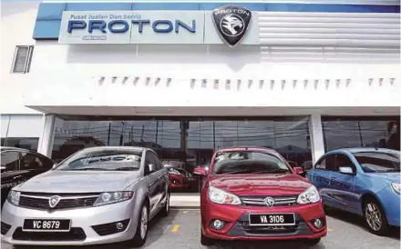  ?? PIC BY L. MANIMARAN ?? China’s Geely Holding Group Co Ltd is aiming to establish its footprints in Asean via Proton Holdings Bhd.
