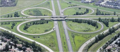  ?? GREG PENDER/FILES ?? A long-term plan to revamp the interchang­e of highways 11 and 16 south of the city is slated to cost $280 million.