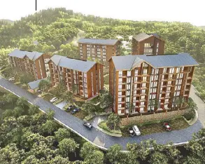  ?? ?? Highlands Residences is a lowdensity condominiu­m developmen­t that redefines the concept of mountain living.