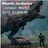  ??  ?? Mundo Jurássico (Jurassic World), 2015. €1.509 M
