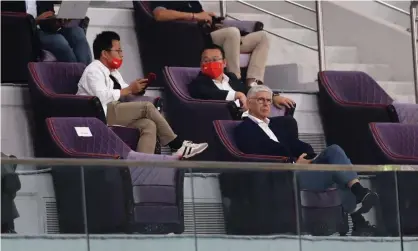  ?? Photograph: Ibraheem Al Omari/Reuters ?? Arsène Wenger in Qatar for a World Cup qualifier. The former Arsenal manager’s proposals have not gone down well with Uefa.