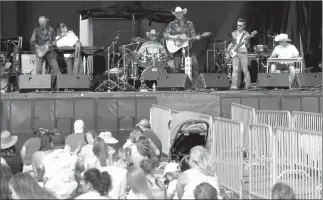  ?? Herald photo by J.W. Schnarr ?? Trevor Panczak played before a light crowd at the Shine on Summer Festival at the University of Lethbridge Stadium on Saturday.