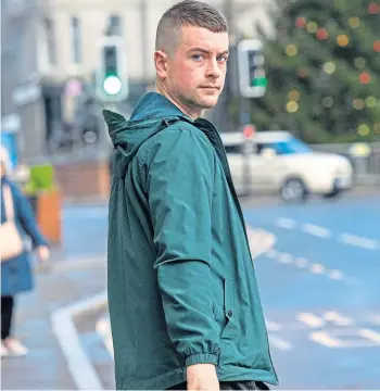  ?? ?? CHARGE: Rory Conway admitted assaulting a man who was on a Christmas night out.